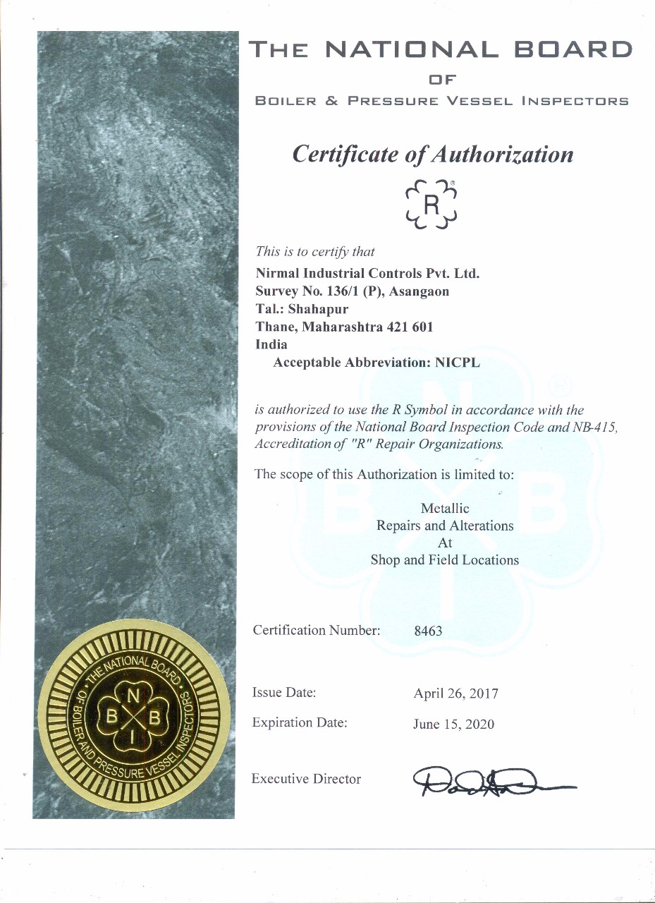 R-Stamp Certificate